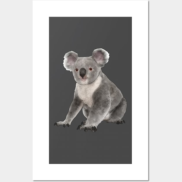 Koala Wall Art by Meowmaddie